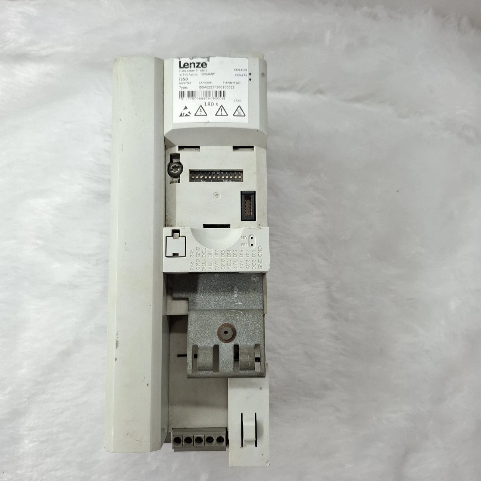 Lenze i550 VFD Inverter 5HP 4kW 400-480V 3-Phase CANopen IP20 I55AE222F10010002S